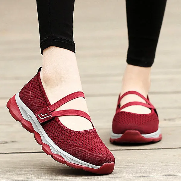Women's Flying Woven Cosy Walking Shoes