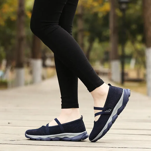Women's Flying Woven Cosy Walking Shoes