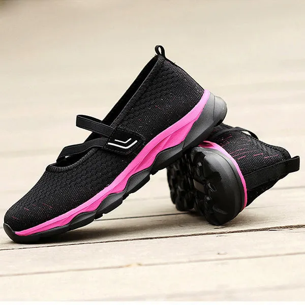 Women's Flying Woven Cosy Walking Shoes