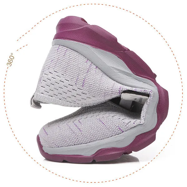 Women's Flying Woven Cosy Walking Shoes