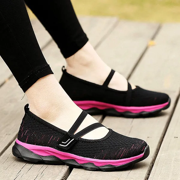 Women's Flying Woven Cosy Walking Shoes